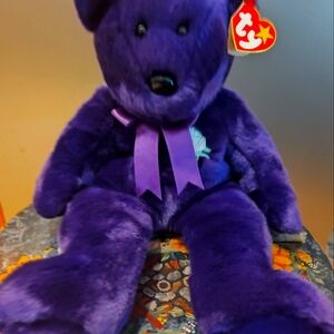 TY. RARE BEANIE BABIES  PRINCESS DIANA BEAR